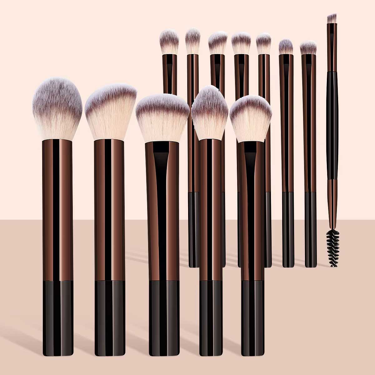 Huda Beauty Makeup Brush Set - 13 adet makyaj fırçası seti fondöten