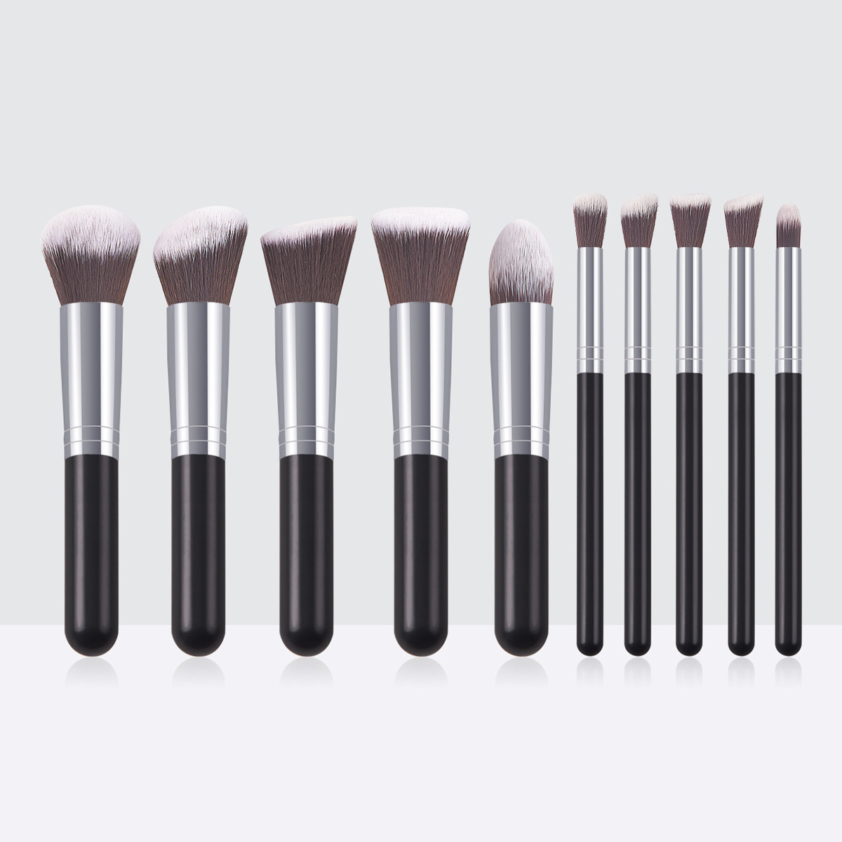 Huda Beauty Makeup Brush Set - 10 adet Minin makyaj fırçası seti