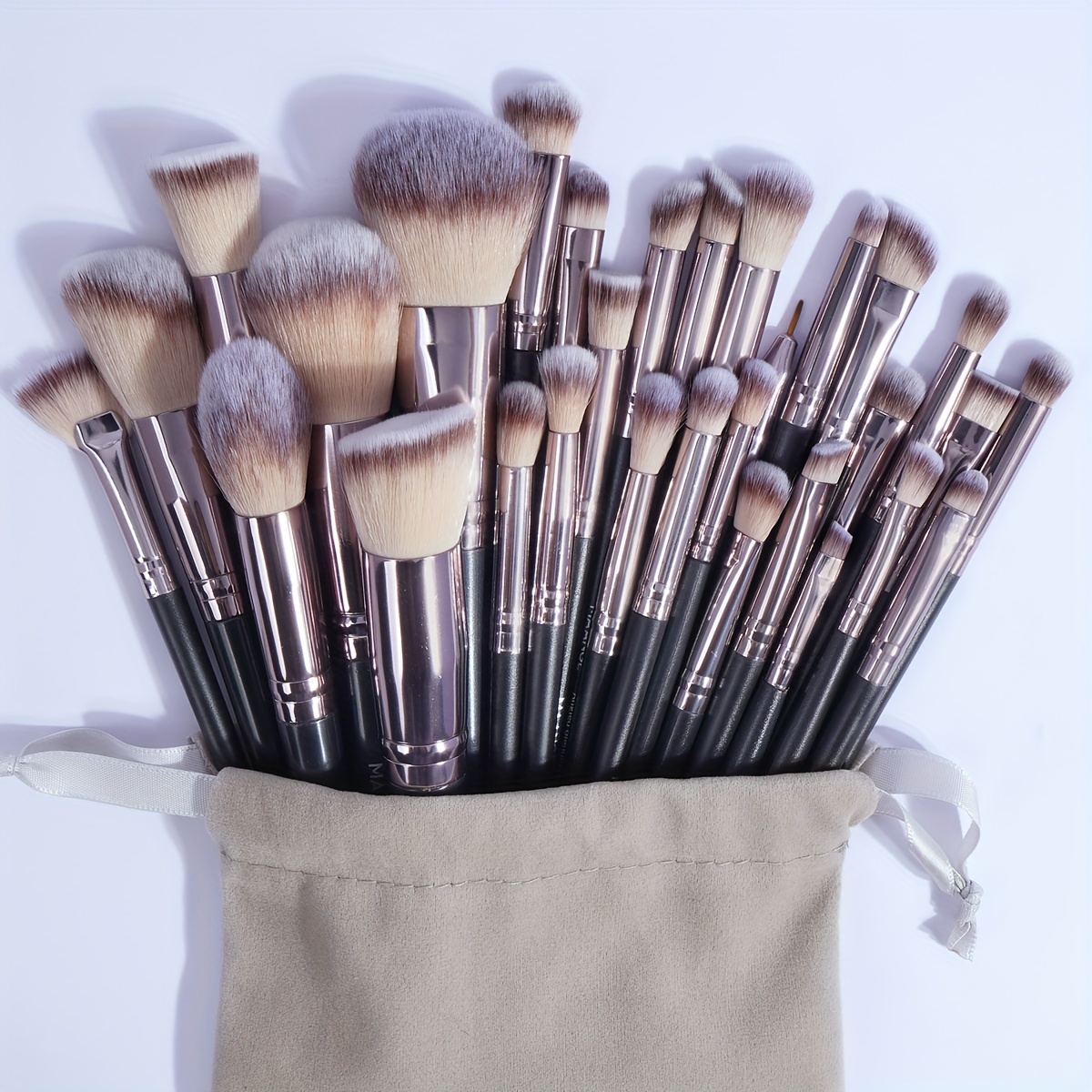 Huda Beauty Makeup Brush Set - MAANGE 30 adet profesyonel makyaj fırçası