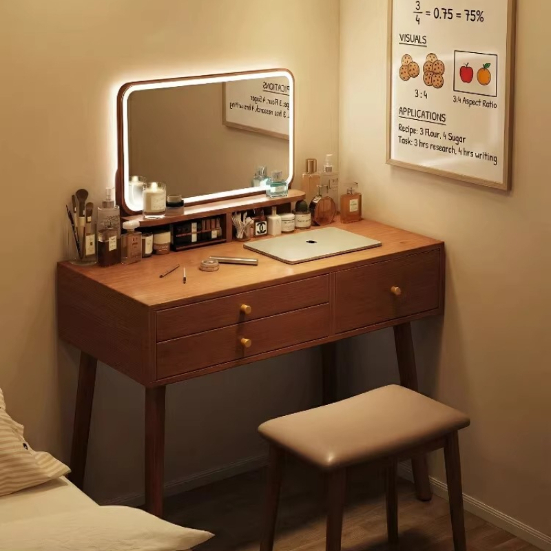 Beauty Without Makeup - Orta Yüzyıl Vintage Tuvalet Masası Makyaj