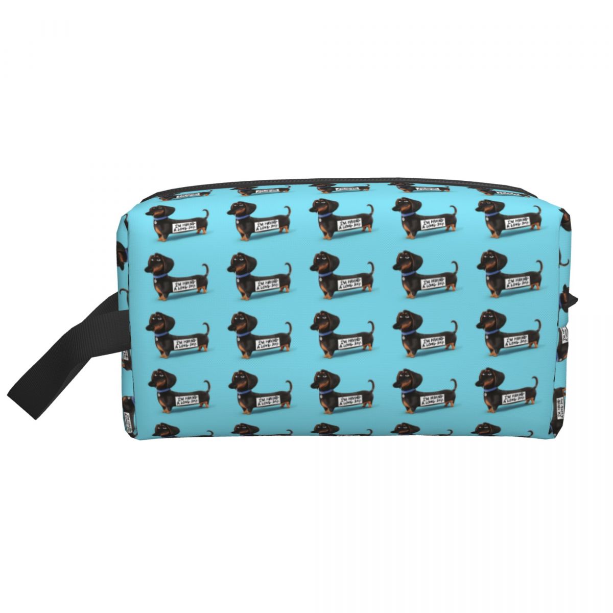 Beauty Makeup Kit Box - Dachshund Köpek Komik Yavru Tuvalet Çantası