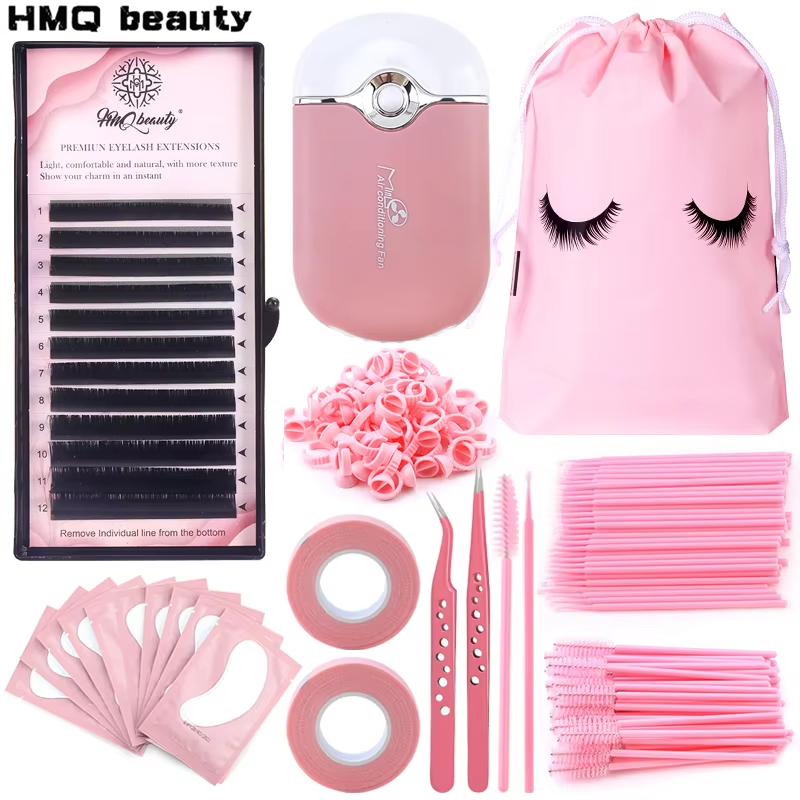 Beauty Makeup Tools Set - 268 adet kirpik uzatma seti fırça