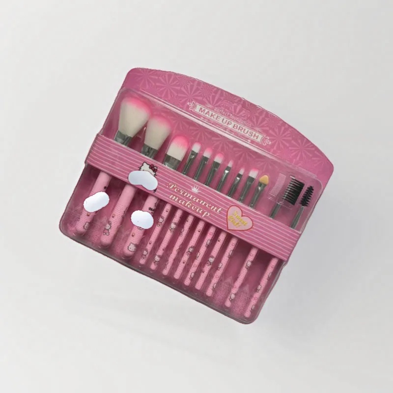 Hello Kitty 12 Parçalı Makyaj  - Huda Beauty Makeup Brush Set incelemesi ve fiyatı