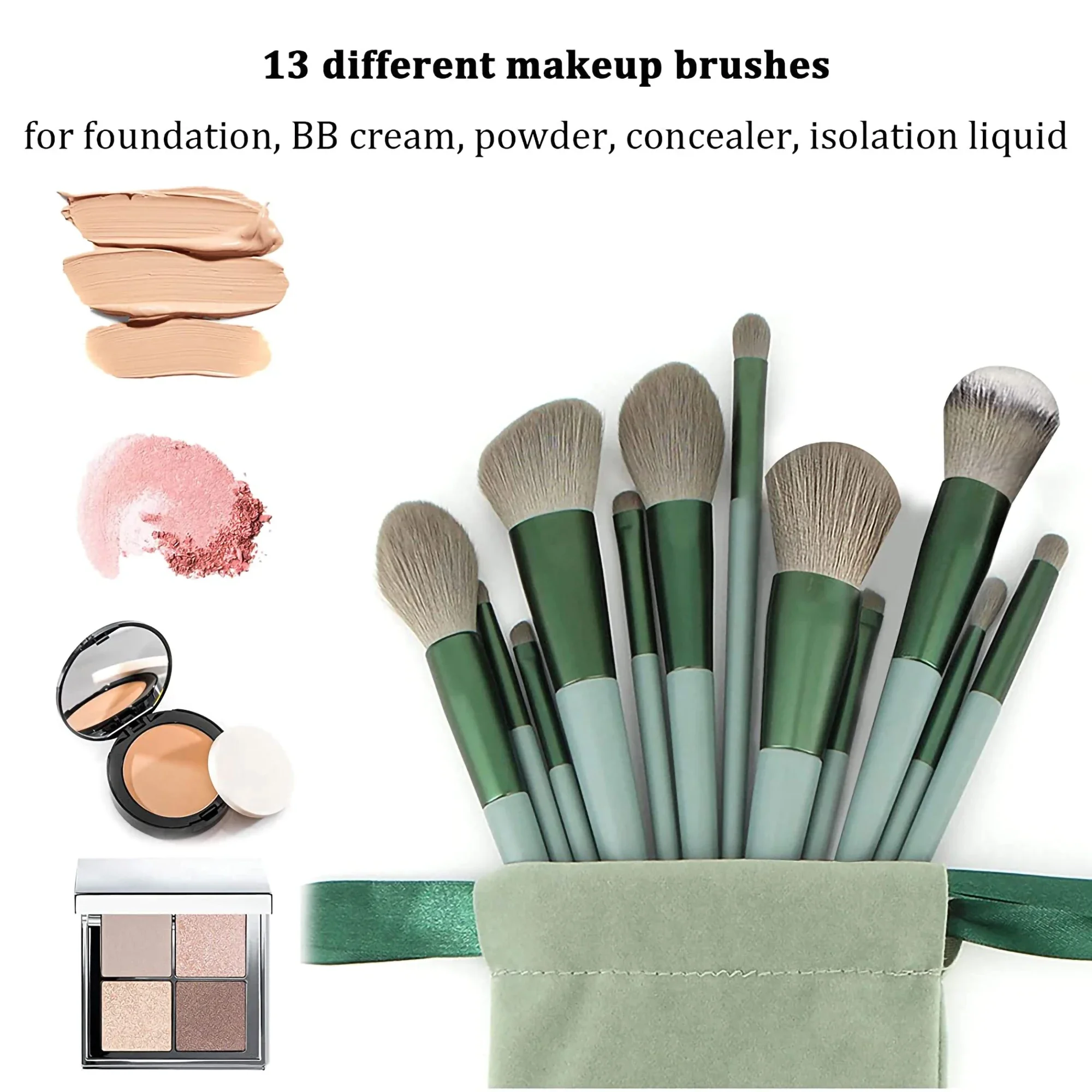 13 Parça Makyaj Fırçası Seti K - Beauty Makeup Kit Box incelemesi ve fiyatı
