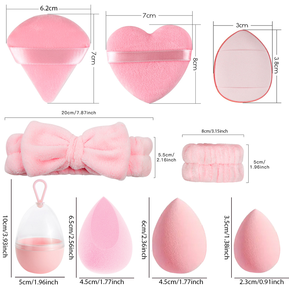 17 adet makyaj süngeri Blender - Beauty Makeup Tools Set incelemesi ve fiyatı