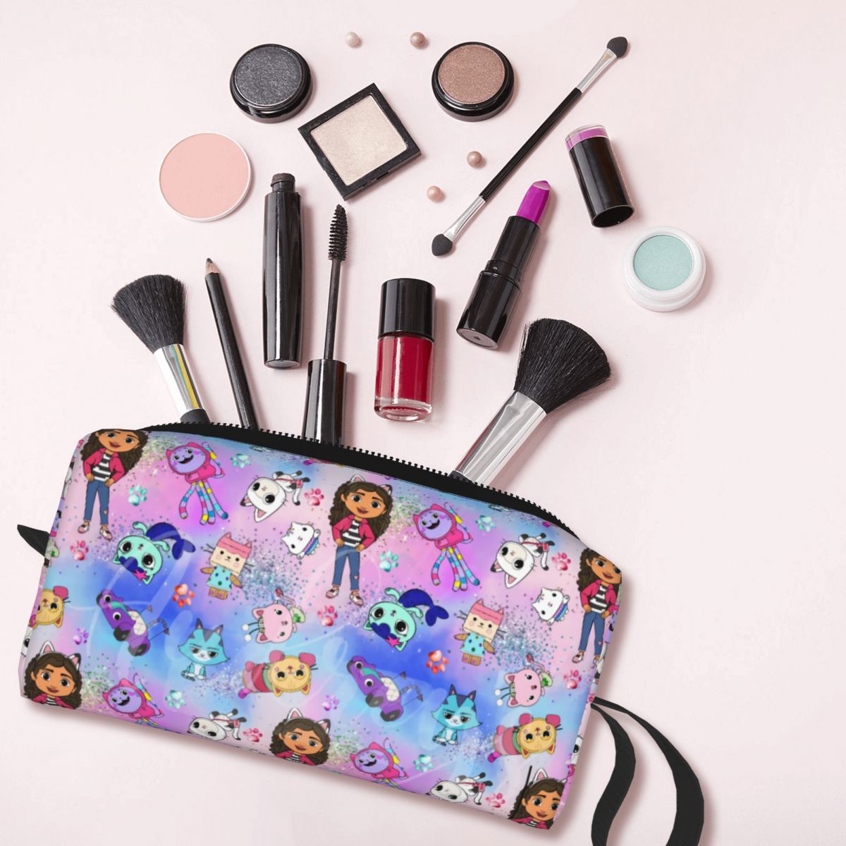 Seyahat Gabbys Dollhouse desen - Beauty Makeup Kit Box incelemesi ve fiyatı