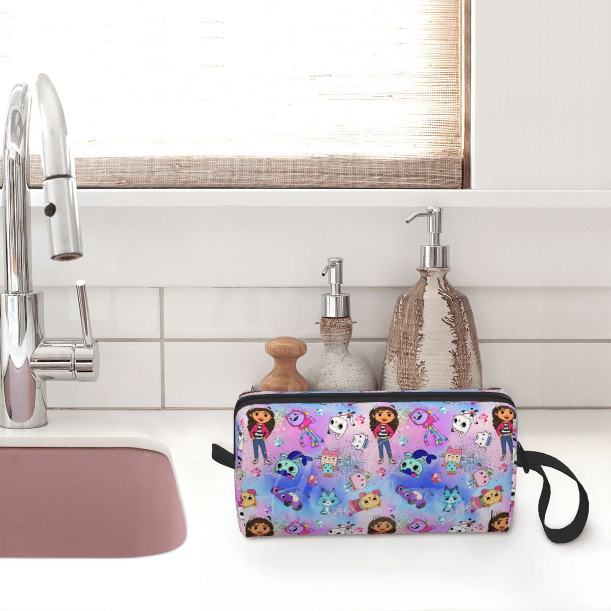 Seyahat Gabbys Dollhouse desen - Beauty Makeup Kit Box incelemesi ve fiyatı