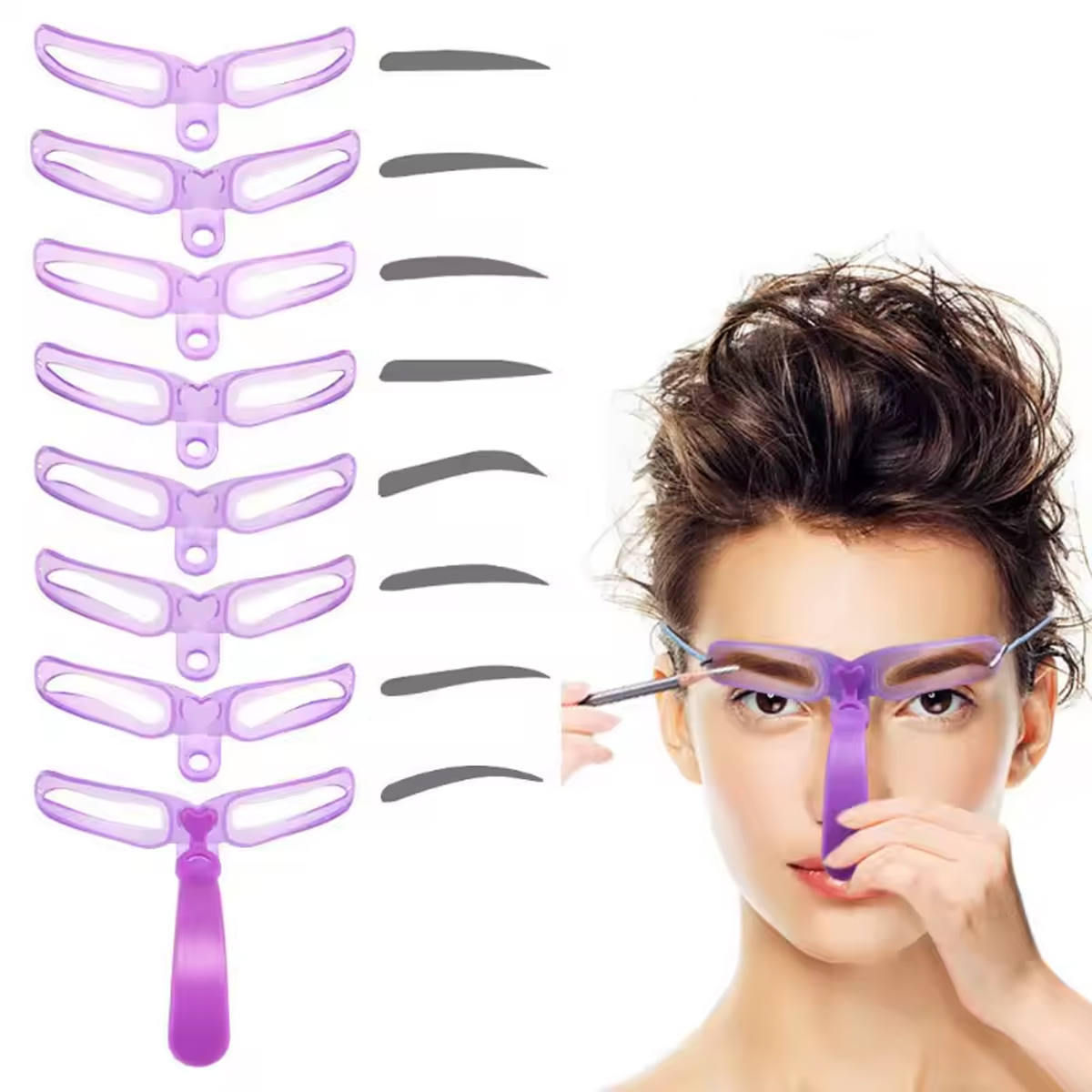 8'i 1 Arada Yeniden Kullanılab - Beauty Makeup Tools Set incelemesi ve fiyatı