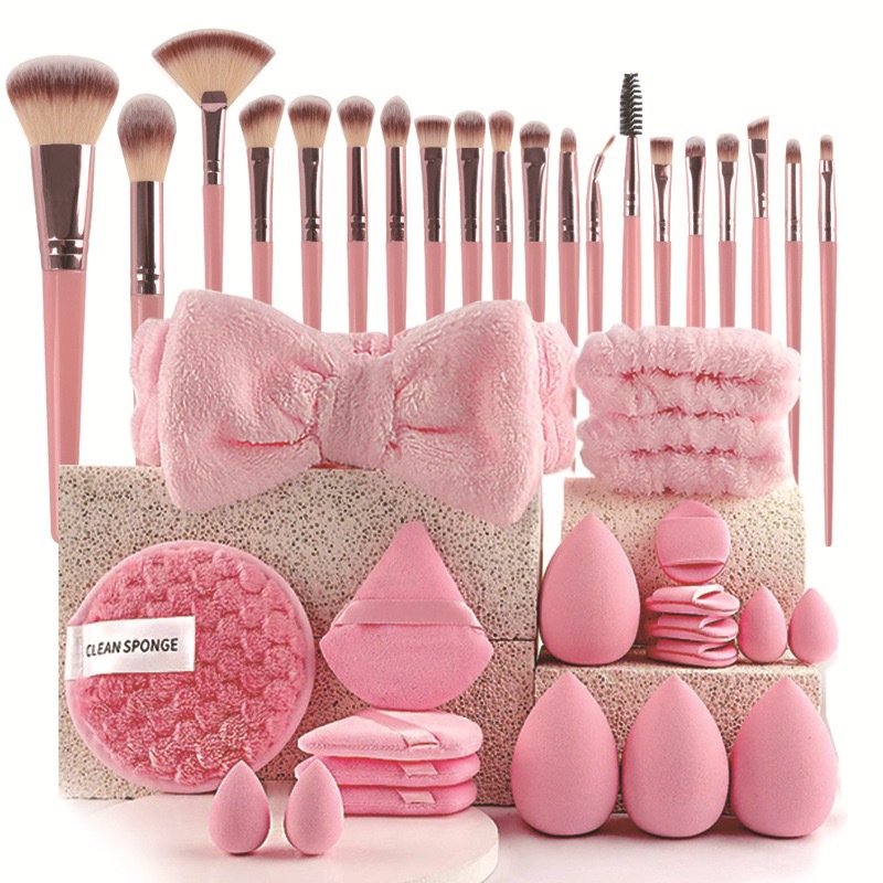 40 Parça Güzellik Makyaj Araçl - Huda Beauty Makeup Brush Set incelemesi ve fiyatı