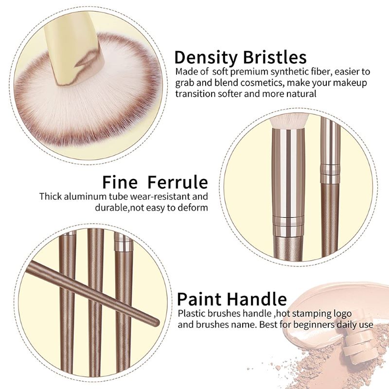 Profesyonel 3-20 adet makyaj f - Huda Beauty Makeup Brush Set incelemesi ve fiyatı