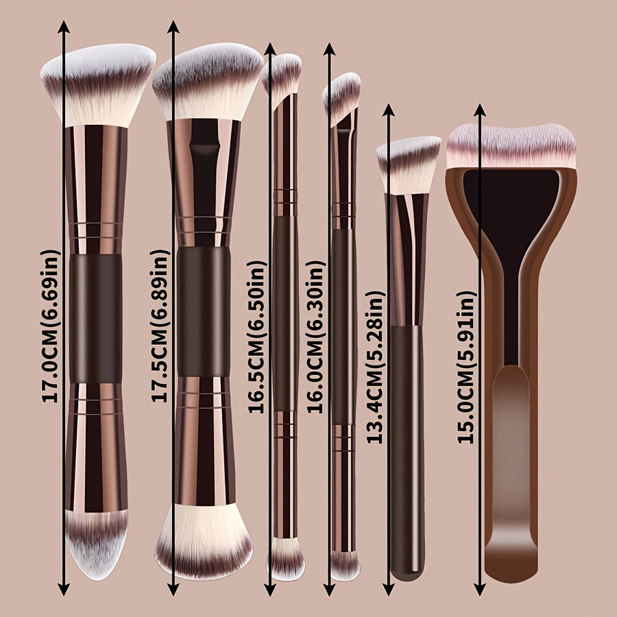 Çift Uçlu Makyaj Fırça Seti, 6 - Huda Beauty Makeup Brush Set incelemesi ve fiyatı